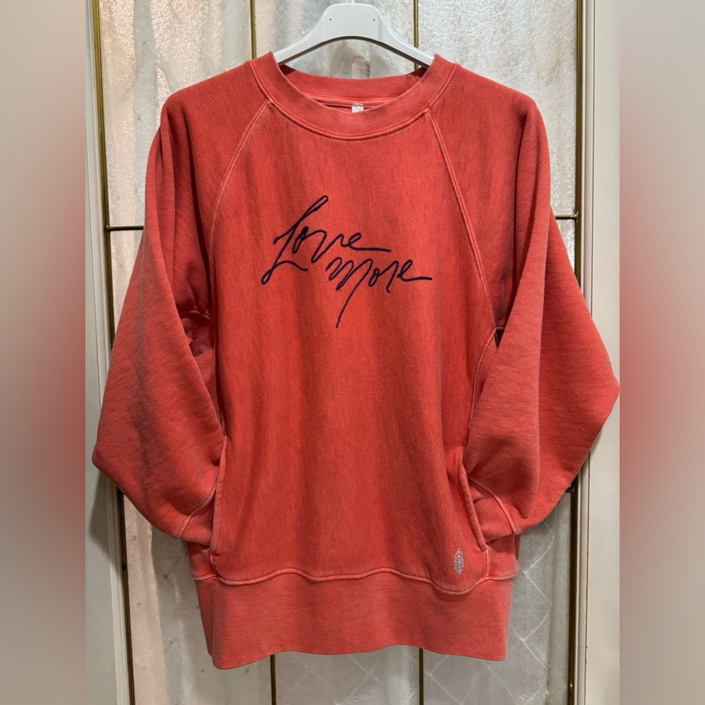 Free People Movement Love More Hoodie With Pockets Sz - XS